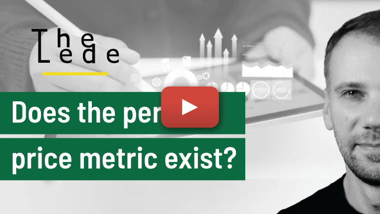 The Lede video blog: Does the perfect price metric exist?